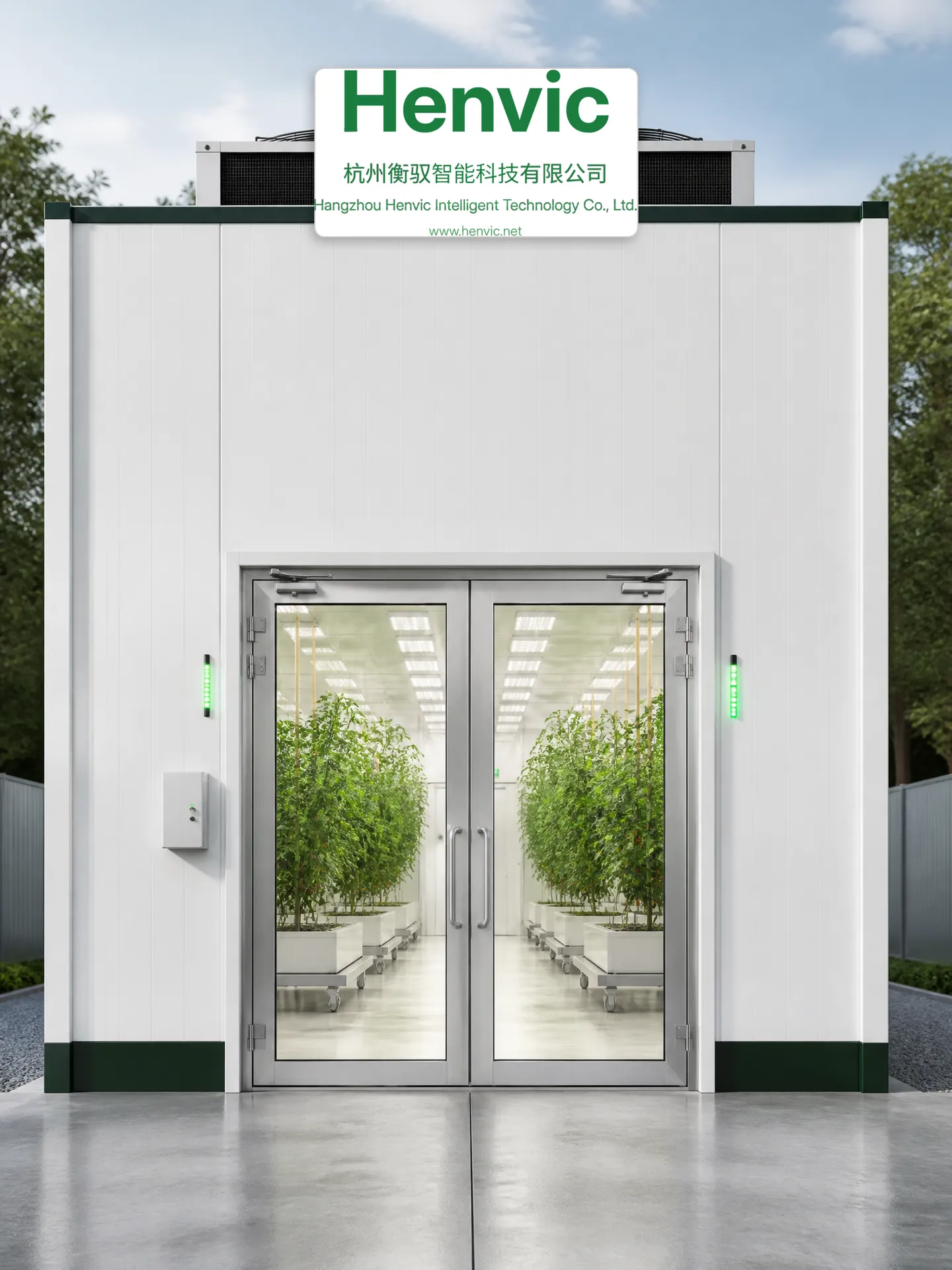 Esterno della cabina di coltivazione intelligente per frutta e verdura di grande formato