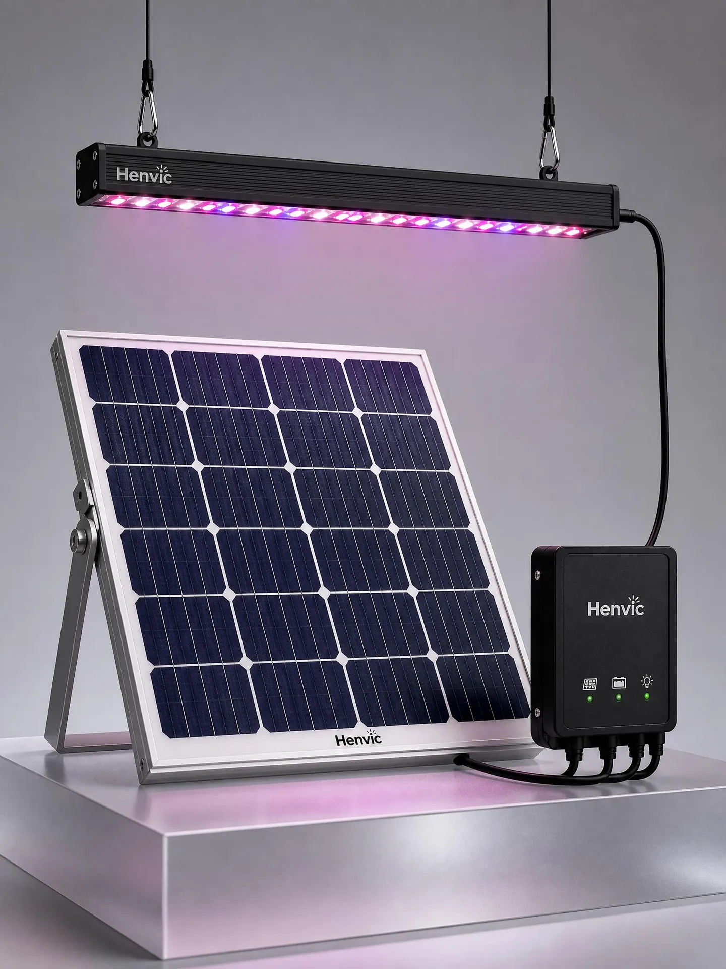 Henvic Luce Solare di Riempimento del Contenitore di Coltivazione di Frutta e Verdura 1