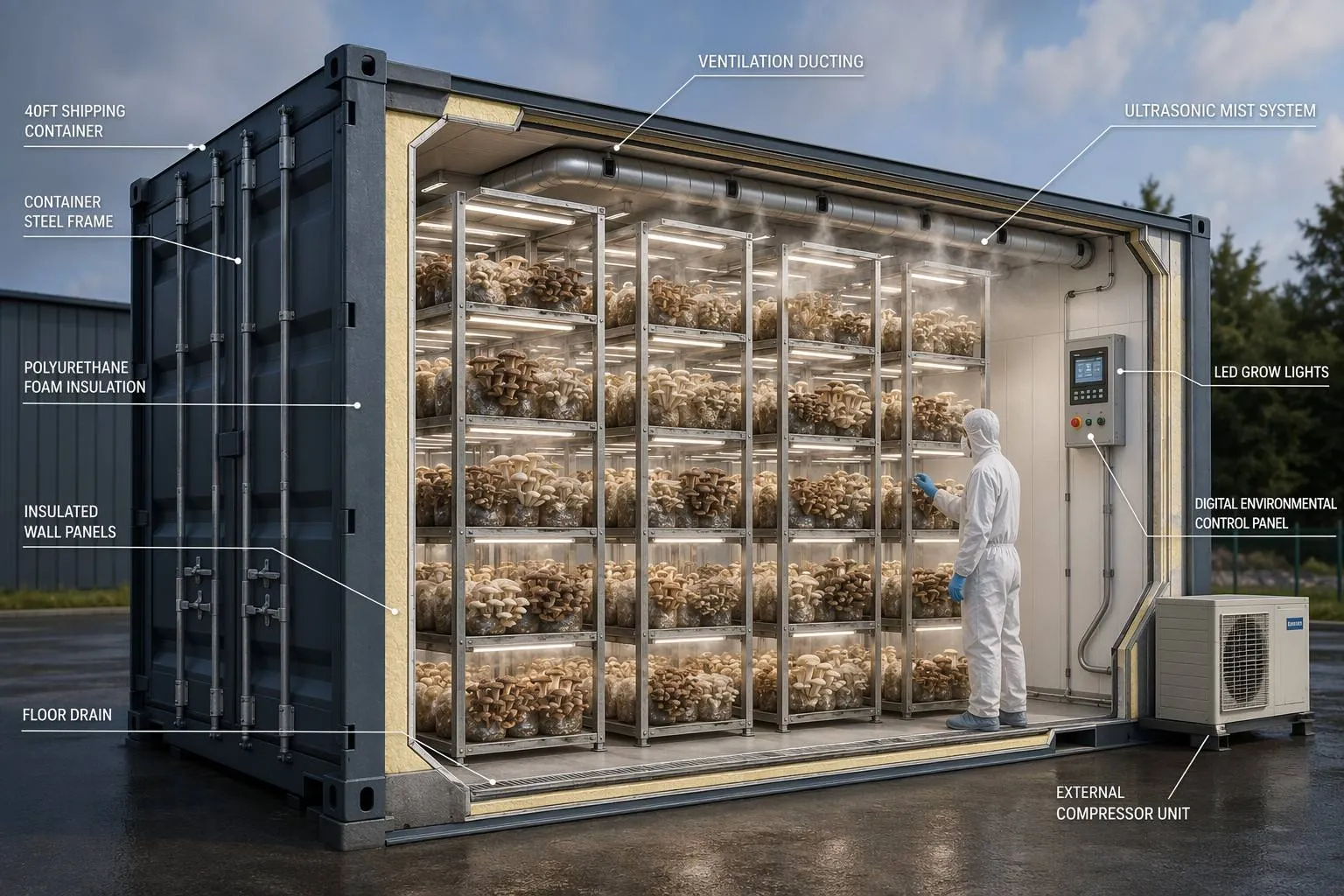 EcoFungi Smart Container Farm—Revolutionizing | Henvic
